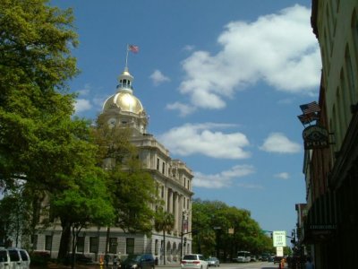 City Hall and beautiful sky
