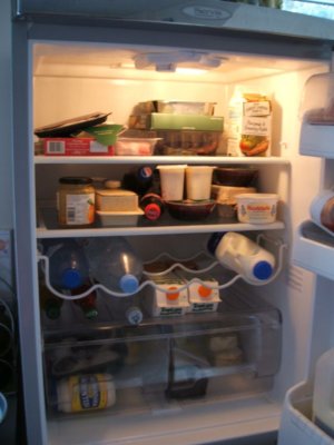 Her fridge!