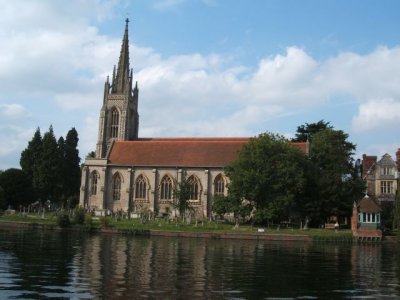 We sat across the river and enjoyed the spectacular view of the church