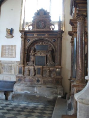 Sorry about the picture quality; had to take this around a corner; 15th century memorial