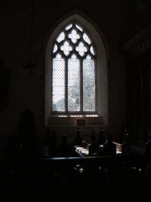 Artsy photo of church window