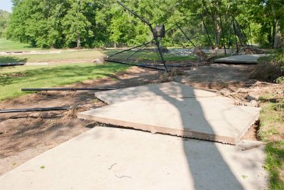 Concrete lifted