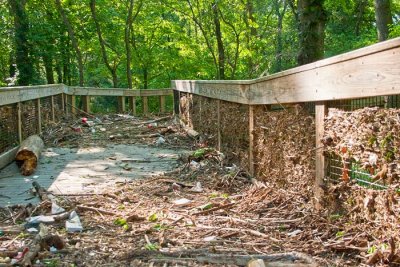 Walkway Debris