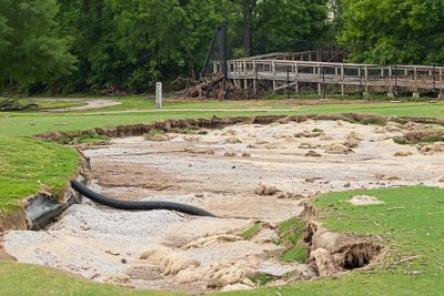Richland Creek Greenway Flood Damage - May 2010