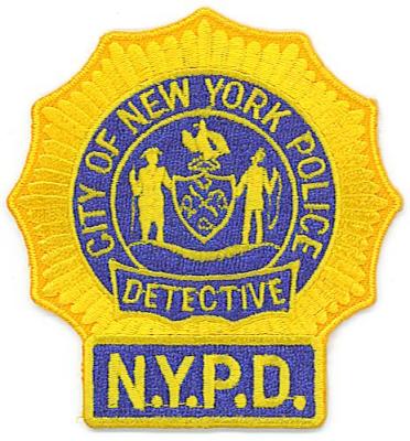 NYPD Detective badge patch