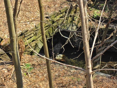 Entrance to the lower culvert that extends to the Schuylkill