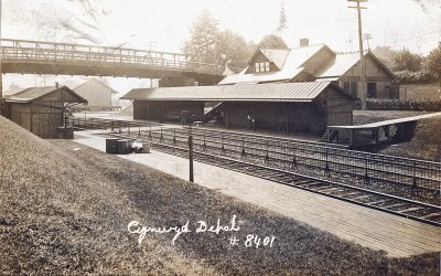 Depot - postmarked 1910