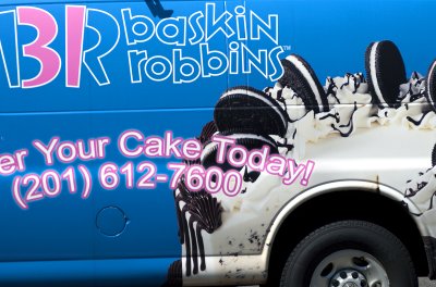 Baskin Robbins Delivery Truck