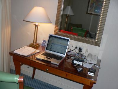 Ready to work from Hotel Room