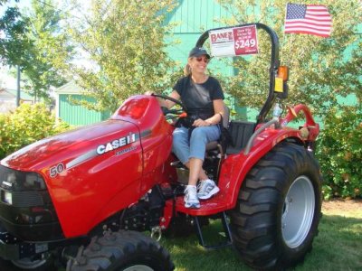what a bargain- a tractor and becky for $249!