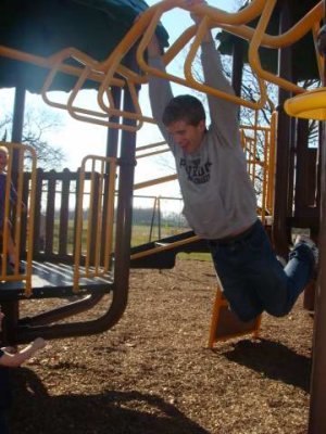 big kids play