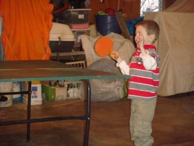 joey wants to be big enough to play, so bad!