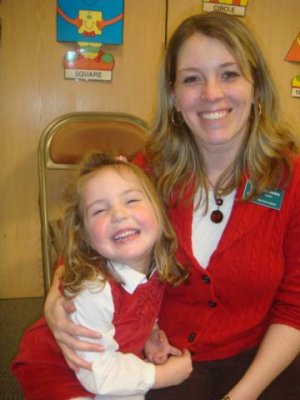 elisabeth at hers, with her teacher