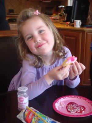 at our valentine's playgroup party