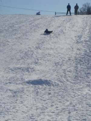 the sledding hill- that was joe