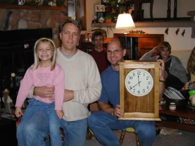 with the clock hugh made jeff