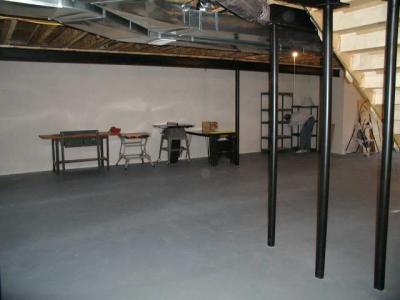 basement before the boxes took over
