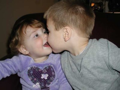 lots of kissing going on these days