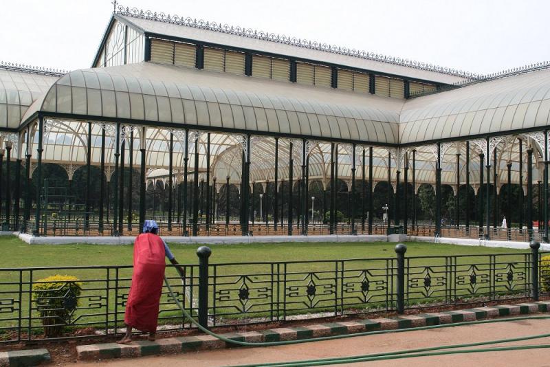 Glass house at Lalbagh Gardens