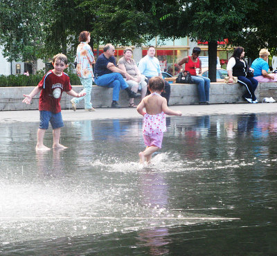 Fountain at Millenium Park 2365