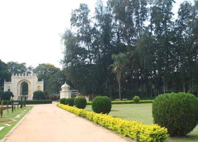 Entrance to Sultan Tipu's summer palace,