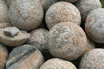 Cannonballs at Sultan Tipu's summer palace