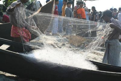 Fishermen and nets