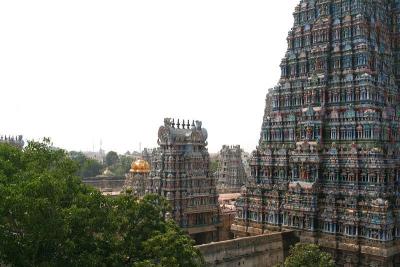 View from nearby roof