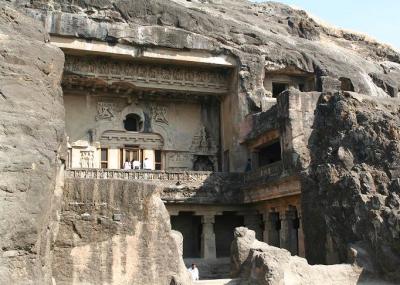 Two storey Buddhist cave (11)