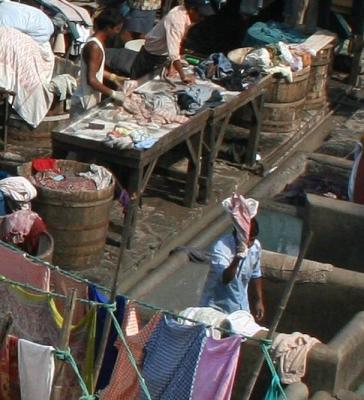 Dhobi Ghats: outdoor laundry