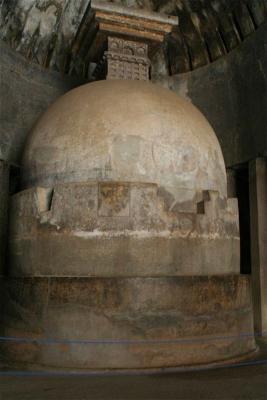 Stupa in cave 9