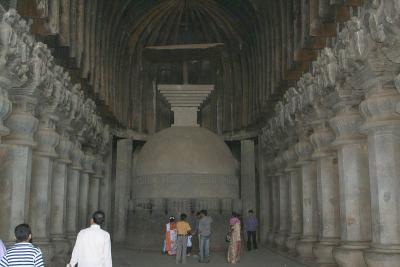Largest chaitya (Buddhist cave temple) in India