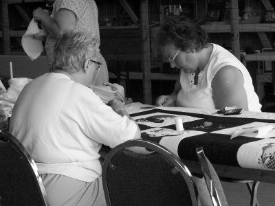 quilters at the fair - 2006