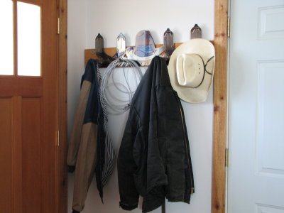 entrance coat rack