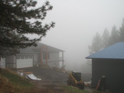 view in the fog