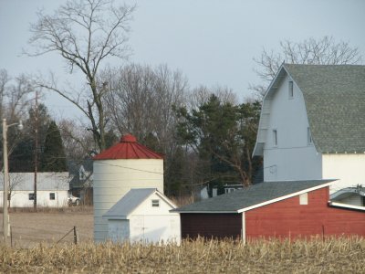 barn and outbuildings