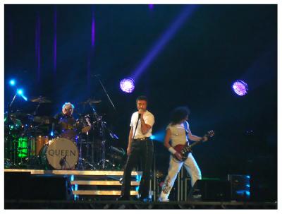 Brian May, Roger Taylor and Paul Rodgers