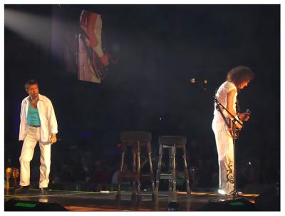 Brian May and Paul Rodgers