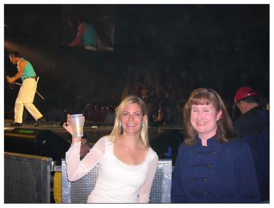 My Wife and a fan