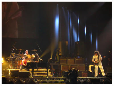 Brian May , Roger Taylor and Paul Rodgers