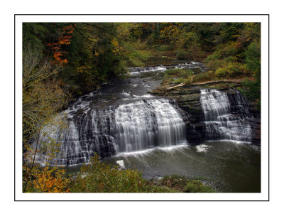 middle falls at burgess falls