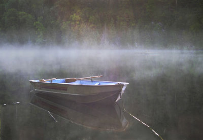 Barque au matin - Morning Mist
