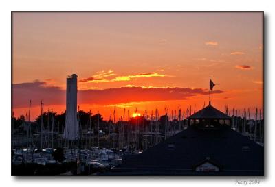 Sunset at Port du Crouesty