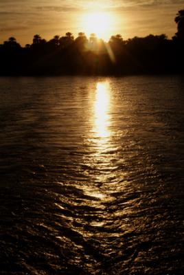 SUDAN/ SUNSET at the NILE