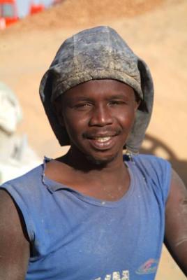 Labourer at Marawy dam