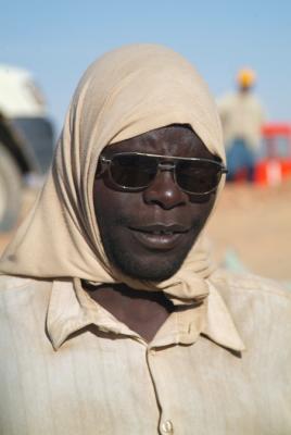 Labourer at Marawy dam