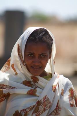 Lady in  Sudanese National Costume