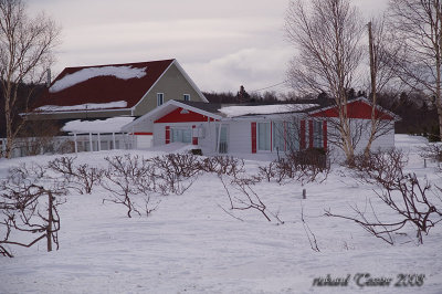 Paysage d'hiver, Les-boulements