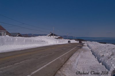 Paysage d'hiver, Les-boulements