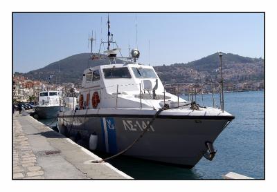 Hellenic Coast Guard - LS-141 (vessel type Lambro-57)  Port ,Samos Greece